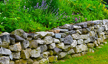 Boulder Retaining Wall